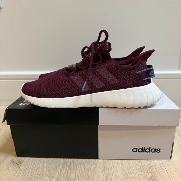 Adidas Kaptir X women’s running shoes 11 Burgundy Wine NEW EF0078 - Picture 3 of 12